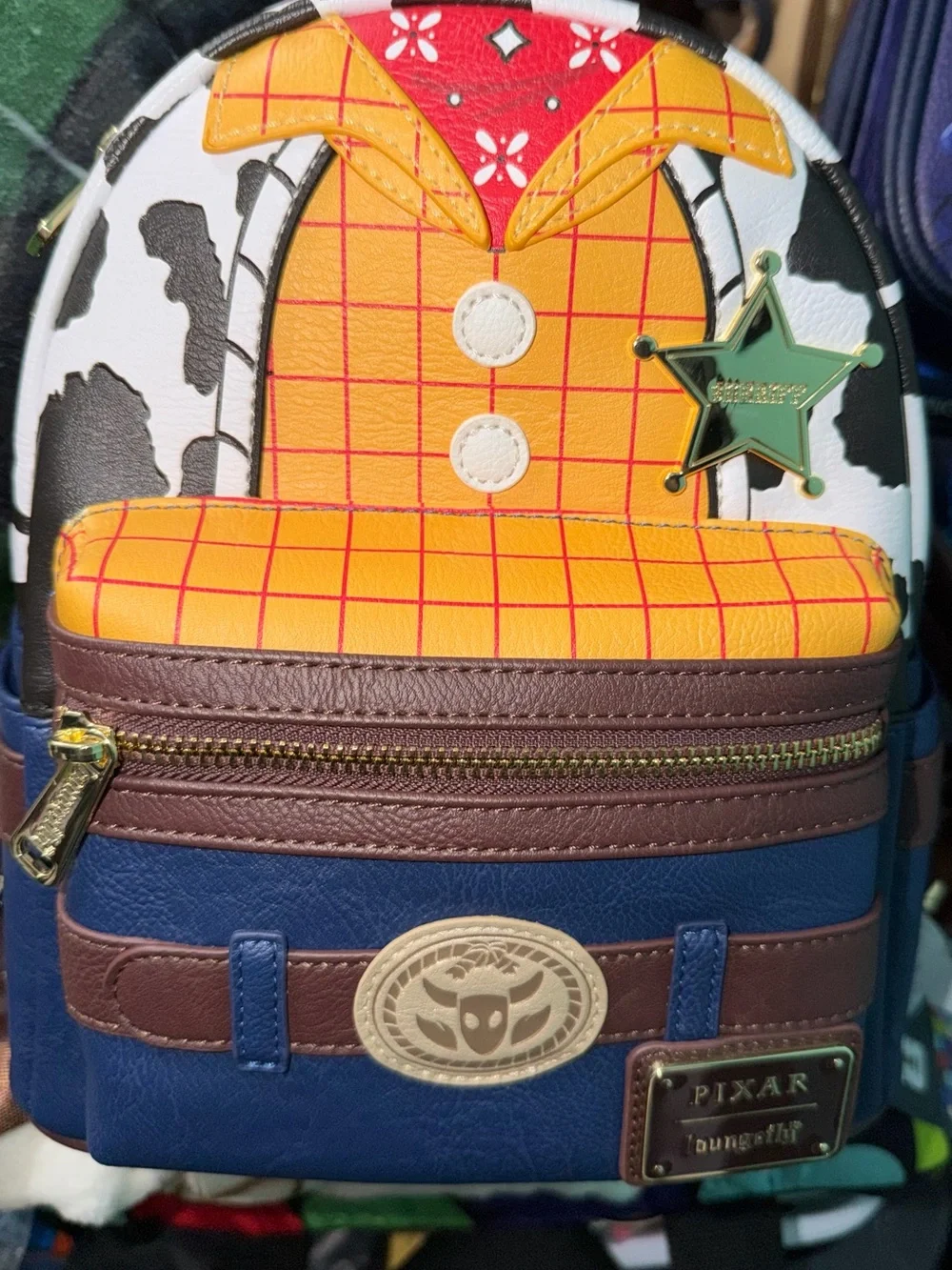 PIXAR Loungefly Toy Story Woody Mini Backpack - Multi-Color